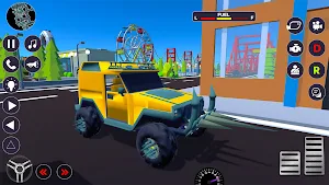 Zombie Apocalypse 3D Car Drift Screenshot 2