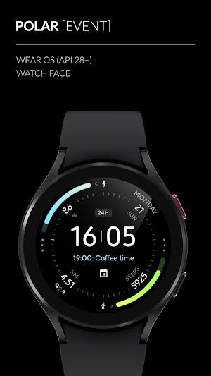 AwF Polar Event - watch face Screenshot 0