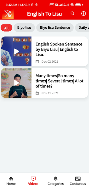 English to Lisu Screenshot 1
