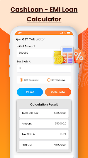 CashLoan - EMI Loan Calculator Screenshot 2