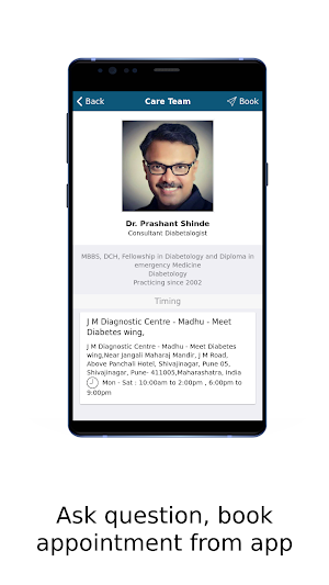 J M Diagnostic Centre - Madhu - Meet Diabetes wing Screenshot 2