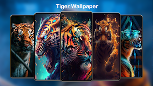 Tiger 4K Wallpaper Screenshot 0