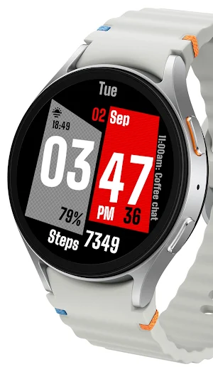 Pixeledge watch face Screenshot 3