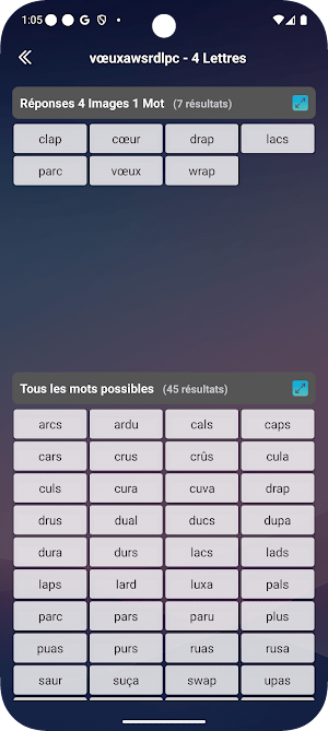 Solutions 4 Images 1 Mot Screenshot 1