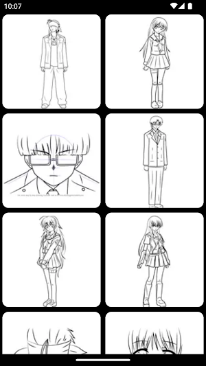 Angel Beats Anime How To Draw Screenshot 1