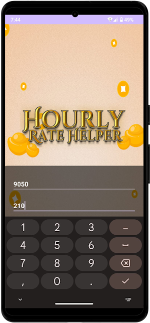 Hourly Rate Helper Screenshot 1