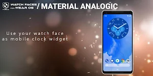 Material Analogic Watch Face Screenshot 3
