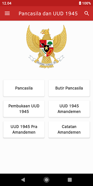 Pancasila dan UUD 1945 Amandemen Screenshot 0