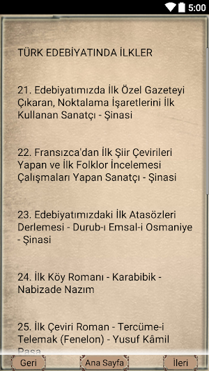 TYT AYT Edebiyatımızda İlkler Screenshot 2