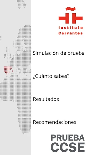 CCSE Nacionalidad Española Instituto Cervantes Screenshot 0