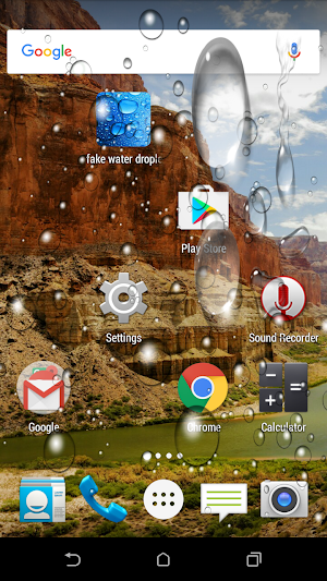 Fake Water Droplets Screenshot 2