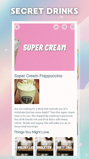Starbucks Secret Menu Pro Screenshot 3