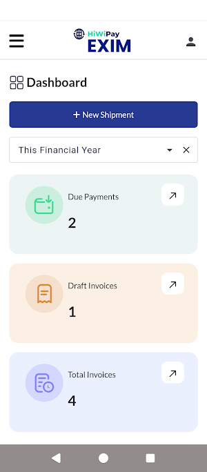 HiWiPay EXIM Screenshot 1