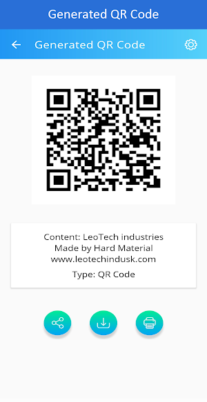 QR code scanner & generator Screenshot 3