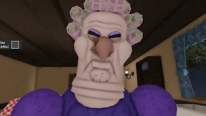 Scary grumpy gran obby room Screenshot 0