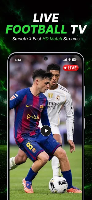 Live Football TV HD Streaming Screenshot 2