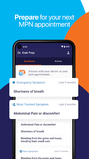 Voices of MPN®  Mobile Tracker Screenshot 2