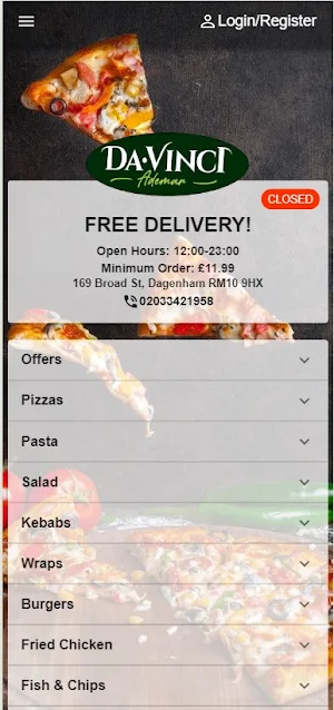 Davinci Pizza Screenshot 0