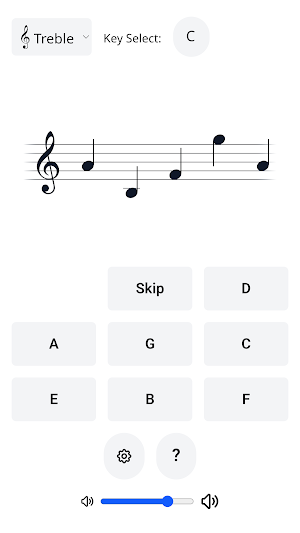 Clef Trainer Grid Screenshot 0