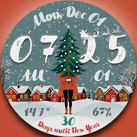 COUNTGLOW: Holiday Watch Face