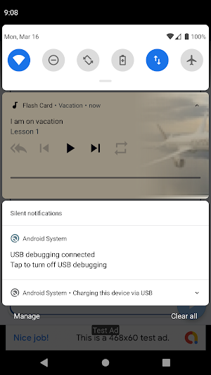 voice flashcards Screenshot 2