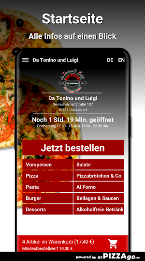 Da Tonino und Luigi Düsseldorf Screenshot 1