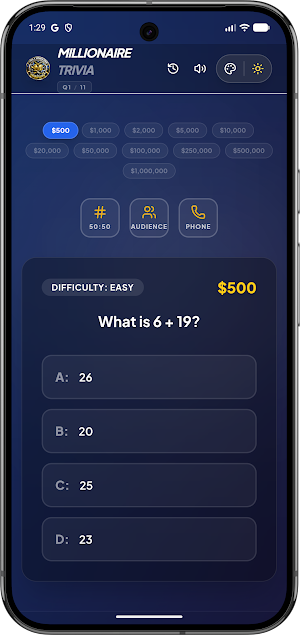 Millionaire Trivia Pro Offline Screenshot 0