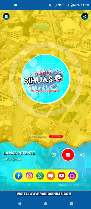 Radio Sihuas La Mas Potente Screenshot 1