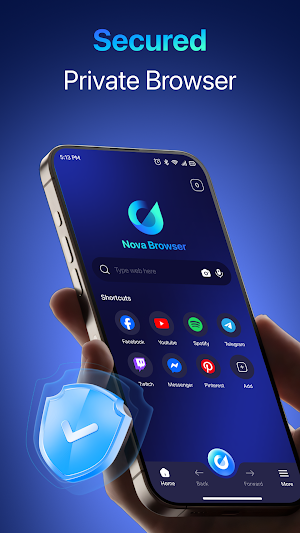 Nova Browser: Fast Private Screenshot 0