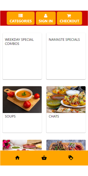 Namaste Flavors Screenshot 2