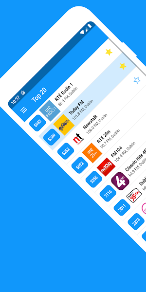 Radio Ireland FM - Irish Radio Player. Radio app Screenshot 0
