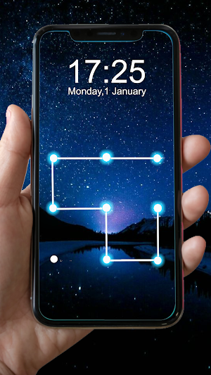 Pattern Lock Screen Screenshot 1