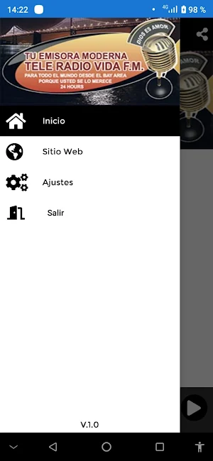 Tele Radio Vida F.M Screenshot 1