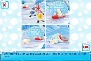 Polar Bear Cub - Fairy Tale with Games Free Screenshot 3