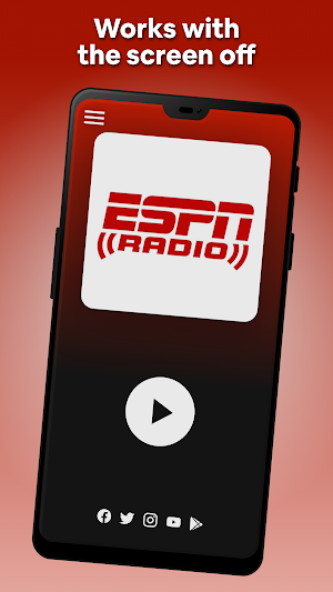 WEPN ESPN Radio Live Screenshot 2