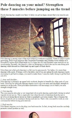How to Pole Dancing Exercises Screenshot 2