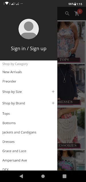 Glamour and Lace Boutique Screenshot 1