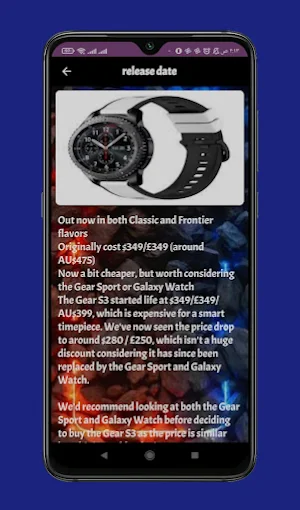 SAMSUNG Gear S3 Classic Guide Screenshot 1