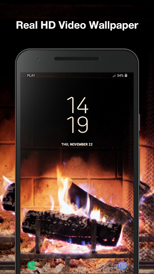 3d Fireplace Wallpaper Pro Screenshot 3