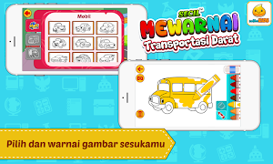 Mewarnai Mobil Kartun Screenshot 1