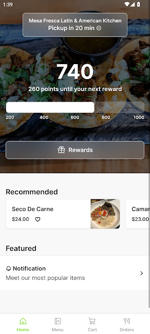 Mesa Fresca Screenshot 0