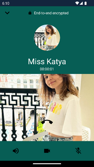 Miss Katy Video Call & Chat Screenshot 1