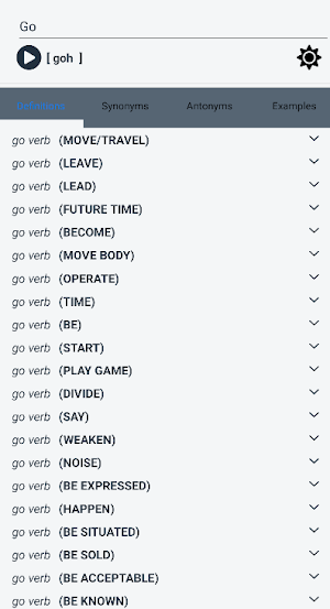 Simple Synonyms Antonyms Screenshot 2