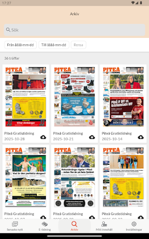 Piteå Gratistidning Screenshot 3