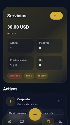 Credit Control- Card Managger Screenshot 1