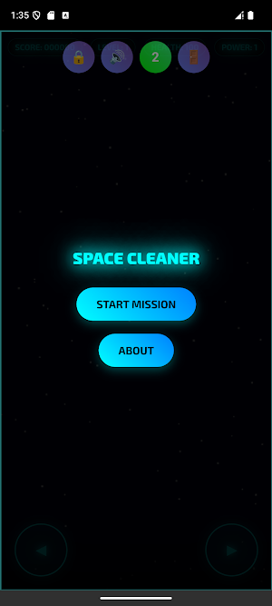 Space Cleaner - Arcade Game Screenshot 0