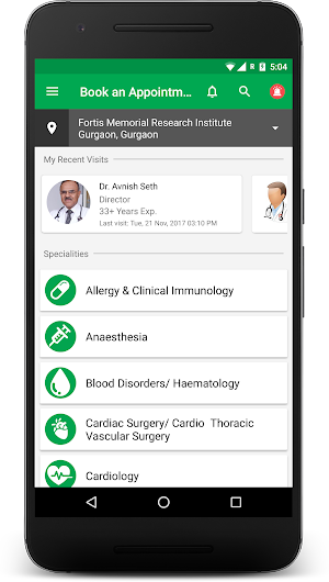 myFortis Screenshot 1