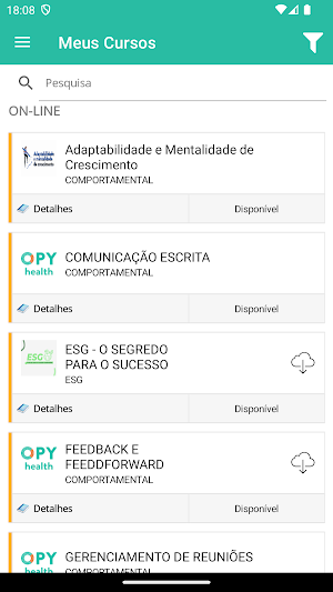 OPY health Screenshot 2