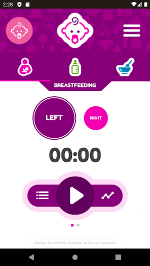 Breastfeeding Baby Tracker Screenshot 0