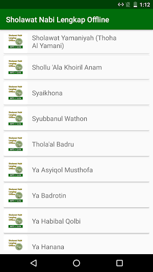 Sholawat Nabi Offline + Lirik Lengkap Screenshot 3